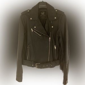 Zara leather jacket